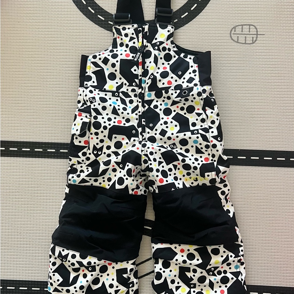 Burton Bib Pants Salopettes in Tangranimals Print 2T Kids